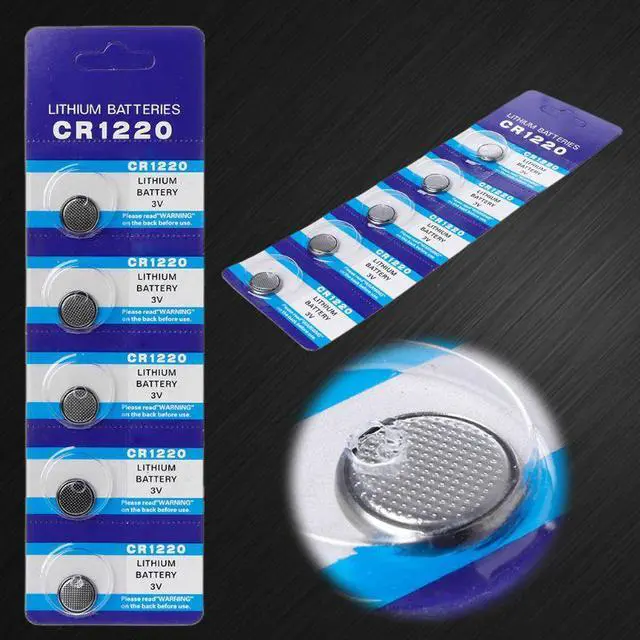 Main image of 10PCS Button Battery CR1220 Lithium Coin Cell Batteries 1.55V DL1220 BR1220 LM1220 CR 1220 Electronic Watch Toy Remote