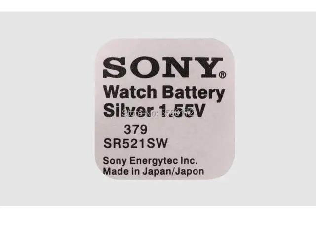 Alt view image 4 of 6 - 3PCS sony 379 Battery AG0 LR521 521 1.55V sr521sw CX63 Single grain packing Watch Button Cell Battery Toys Remote Coin Battery
