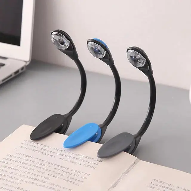 Main image of Fine Convenient Portable Travel Book Reading Light Lamp Mini Led Clip Booklight  For Travel Bedroom Book Reader Christmas Gifts