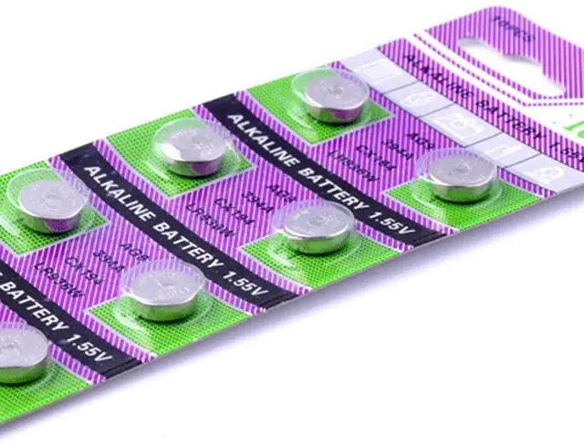 Alt view image 5 of 6 - 10-pcs/pack AG9 LR936 394 Button Batteries SR936 194 Cell Coin Alkaline Battery 1.55V SR936SW CX194 For Watch Toys Remote