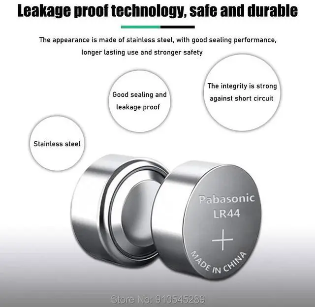 Alt view image 4 of 6 - 4PCS  AG13 Coin Cell Battery LR44 357 357A S76E G13 Alkaline Button Batteries AG 13 1.5V For Watch Electronic Remote