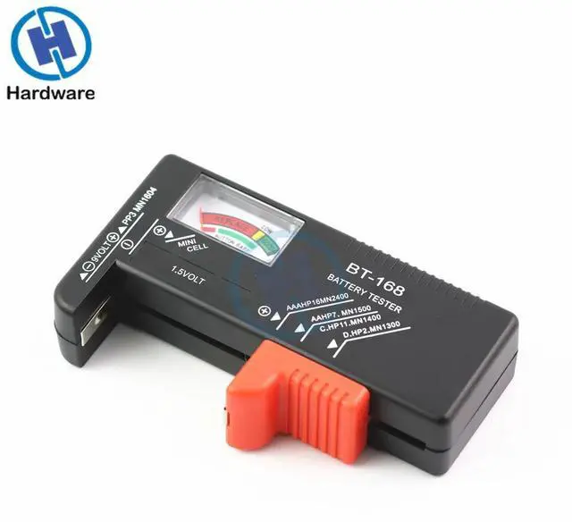 Main image of BT168 Portable Universal Digital Battery Tester Volt Checker For AA AAA 9V Button Multiple Size Battery Tester Checker