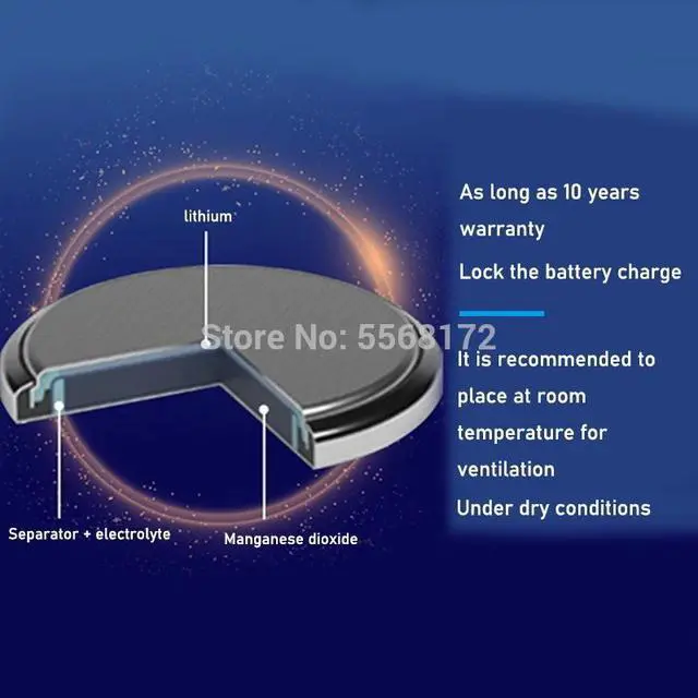 Alt view image 4 of 6 - 5pcs/Lot For Sony CR1620 1620 ECR1620 DL1620 280-208 3V Cell Battery Lithium Button Battery Coin Batteries For Watches clocks