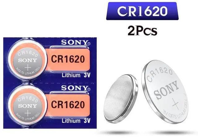 Alt view image 2 of 6 - 2020  2Pcs  CR1620 Button Cell Coin Batteries CR1620 Car Remote Control Electric Alarm 1620 ECR1620 DL1620 3V Lithium Battery