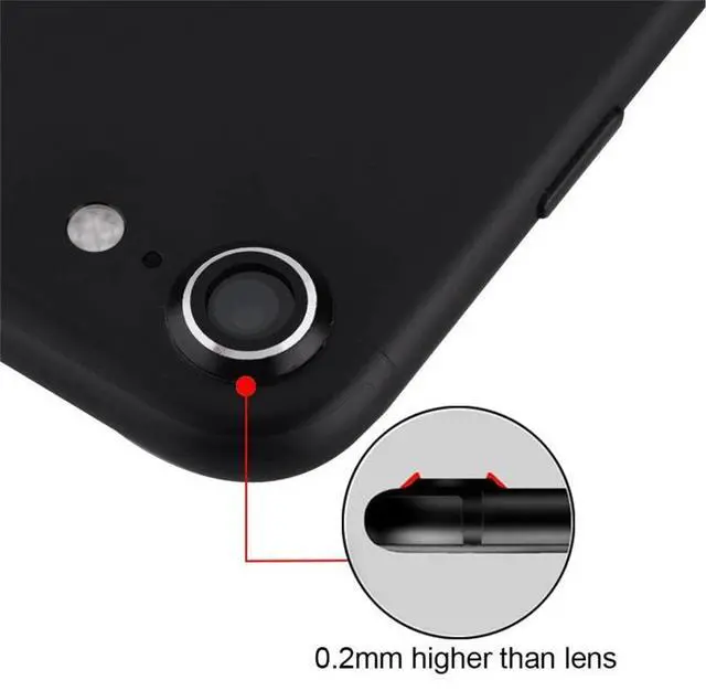 Alt view image 3 of 6 - 4 In 1 Phone Protective Set Touch Id Home Button Sticker & Dust Plug Len Protector for IPhone X 7 8 Plus IPhone7 IPhone8 IPhonex