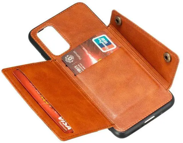 Alt view image 2 of 6 - For Xiaomi Mi 10T Pro 10 T Lite 5G 2020 Back Panel Leather Card Slot Magnet Car Phone Holder Funda Mi10T Case Mi T10 Flip Cover