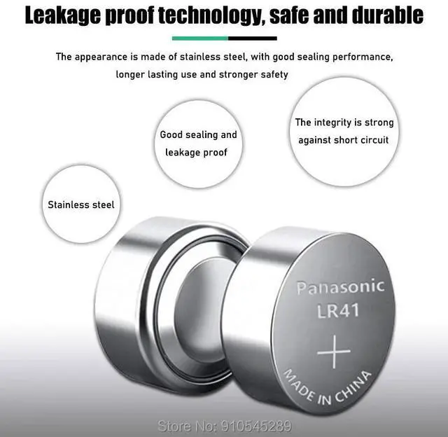 Alt view image 4 of 6 - 10PCS/lot   AG3 392A L736 LR41 384 SR41SW CX41 192 button cell Coin Battery for watch ,20pcs 1.55V AG3 Alkaline Battery