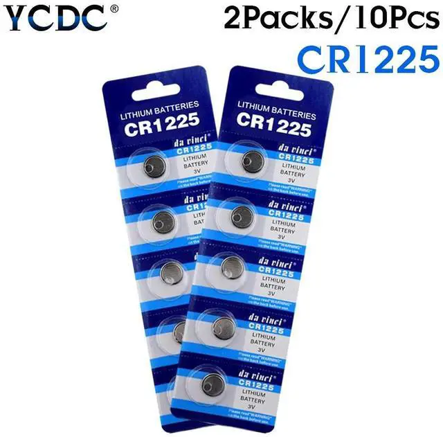 Main image of 10Pcs CR1225 Coin Cell Lithium Battery 3V LM1225 BR1225 ECR1225 KCR1225 Button Batteries for Calculator Watch Toy MP3 player