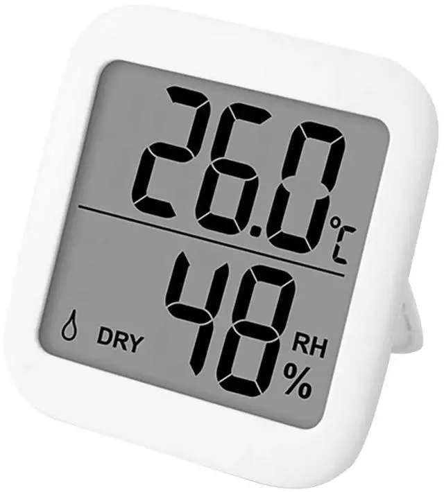 Alt view image 5 of 6 - Digital Thermometer Hygrometer Living Room Baby Room LCD Display Temperature Humidity Meter Gauge