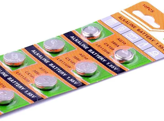 Alt view image 4 of 6 - 20Pcs AG10 Calculators Computers 1.55V LR54 189 Alkaline LR1130 L1131 389 Batteries Button Cell Coin For Clocks Watches Battery