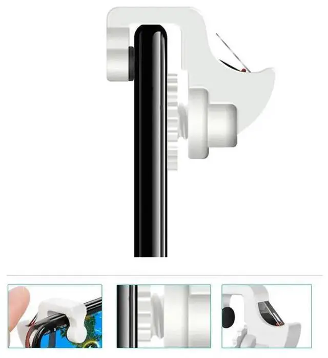 Alt view image 2 of 6 - 1Pair Gaming Trigger Smart Phone Games Shooter Controller Fire Button Handle For PUBG/Rules of Survival/Knives Out L1 R1 UM