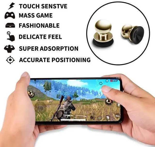Alt view image 2 of 6 - Mini Game Rocker, PUBG Mobile Controller, Phone Game Joystick, Four Fingers, Suction Cup, Touch Button, Gamepad, Controller