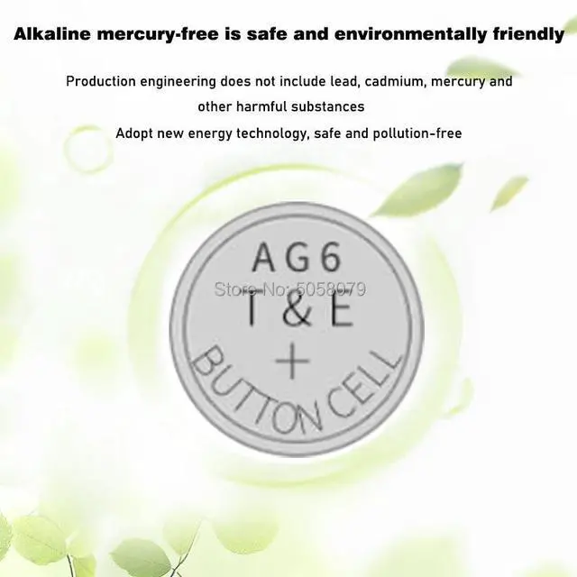 Alt view image 4 of 6 - 30pcs AG6 AG 6 SR290SW LR921 Watch Clock Pilas Alkaline Batteries SR920SW LR920SW Button Coin Cell Battery For Computer Toys