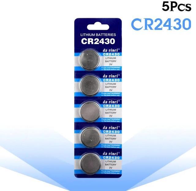 Alt view image 3 of 6 - +Pilas Boton+ Hot selling + 5pcs Wholesale CR2430 DL2430 2430 3V Button Battery For Watch Toy Headphone