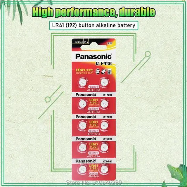 Alt view image 2 of 6 - 10PCS/lot   AG3 392A L736 LR41 384 SR41SW CX41 192 button cell Coin Battery for watch ,20pcs 1.55V AG3 Alkaline Battery