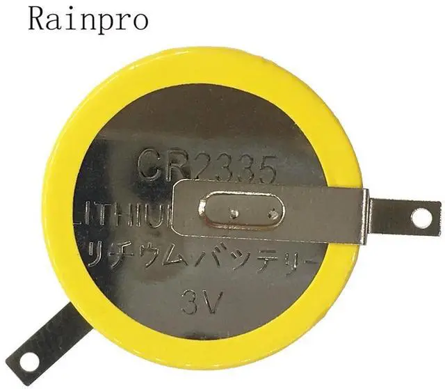 Main image of Rainpro 2PCS/LOT CR2335 2335 3V  130 Degree with welding foot Button lithium Battery