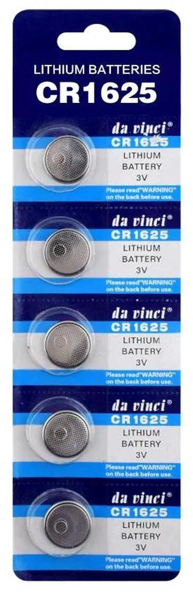 Alt view image 5 of 6 - 5Pcs Lithium CR1625 Batteries BR1625 ECR1625 LM1625 KCR1625 CR 1625 Watch Calculator 3V Button Coin Cell Battery Dia.1.6cm