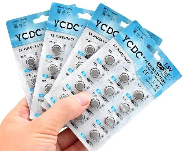 Alt view image 5 of 6 - 12pcs  AG13 Coin Cell Battery AG 13 1.5V LR44 357 357A S76E G13 Alkaline Button Batteries For Watch Electronic Remote