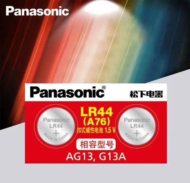 Main image of 2pc 1.5V Button Cell Battery lr44 Lithium Coin Batteries A76 AG13 G13A LR44 LR1154 357A SR44 Original