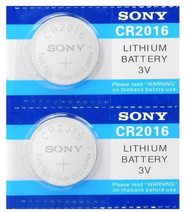 Alt view image 2 of 6 - 2Pcs For Sony CR2016 3V Lithium li-liom Battery DL2016 ECR2016 LM2016 BR2016 CR 2016 Button cell Coin Batteries watch toys
