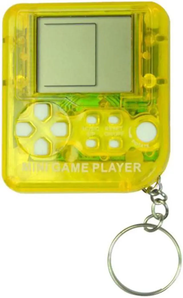 Alt view image 5 of 6 - Mini Console Game Machine Children's Handheld Nostalgic Portable Mini Tetris Game Console Keychain LCD Toy Backpack Decor