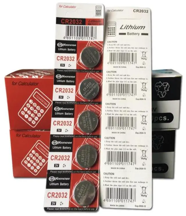 Alt view image 4 of 6 - 10PCS for CR2032 Button Cell Battery 3V Lithium Batteries for Watch Toys Computer Calculator Control cr 2032