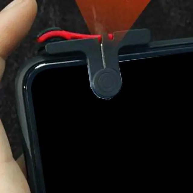 Alt view image 4 of 6 - 1 Pair Universal Controller Button Assist Cell Phone Shooter Gaming Trigger Attachments Gamepad D9