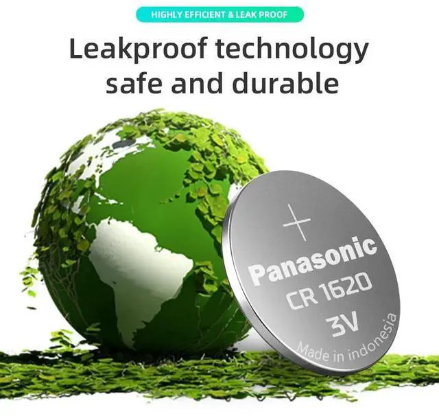 Alt view image 3 of 5 - 5PCS/lot  CR1620 Button Cell Battery 3V Lithium Batteries CR 1620 for Watch Toys Computer Calculator Control