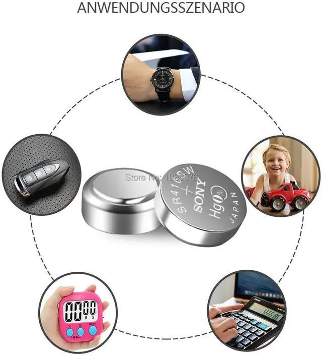 Alt view image 5 of 5 - 20Pcs/Lot For Sony  LONG LASTING 337 SR416SW 623 D337 V337 SP337 Watch Battery Button Coin Cell For Watch Car Remotes