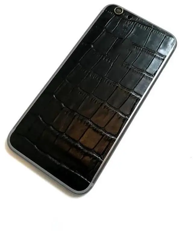 Alt view image 2 of 6 - Replacement Black Luxurious Housing for iphone 6 Back Cover Chassis Middle Frame Battery Door Black with Card Tray and Buttons