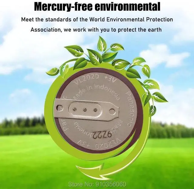 Alt view image 6 of 6 - VL2020 3V 20mAh coin type rechargeable 180 degrees fillet Li-ion button cell battery For Car Key