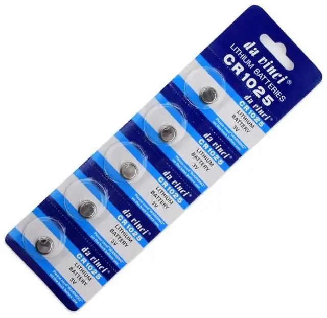Alt view image 5 of 5 - 25pcs 3v Volt Lithium CR1025 Battery Button Cion Cell Battery Replacement High Energy Density For LED Lights Toys Watches