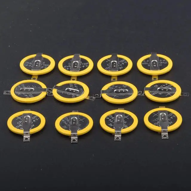Alt view image 6 of 6 - 12 Pack CR1616 3V Button Cell Lithium Battery with Solder Tabs for for Pokemon, Gameboy Color, Gameboy Advance Game Battery