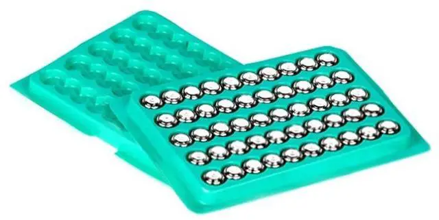 Alt view image 2 of 4 - 50pcs Cell Coin Watches Battery LR44 AG13 L1154 357 SR44 1.5V Alkaline Button Batteries Suitable For Watch