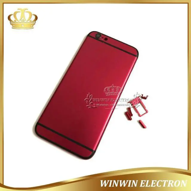 Alt view image 5 of 6 - Tested Warranty Rear Housing for iphone 6S Battery Door Back Cover Middle Frame Colorful Chassis with Card Tray and Buttons