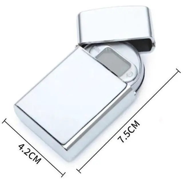 Alt view image 2 of 6 - Digital Pocket Scale Mini Lighter Style Jewelry  Scale 200g/0.01g Pocket scale mini is convenient and
