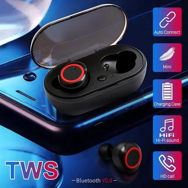 Main image of A2 TWS Bluetooth Earphones Control Button Wireless 5.0 Bluetooth Headhones Sport Hifi Long Battery Life Noise Headset