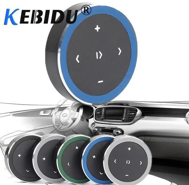 Main image of Kebidu Protable Wireless Bluetooth Media Button Car Motorcycle Remote Photography Music Play Remote Control For All Smart Phone