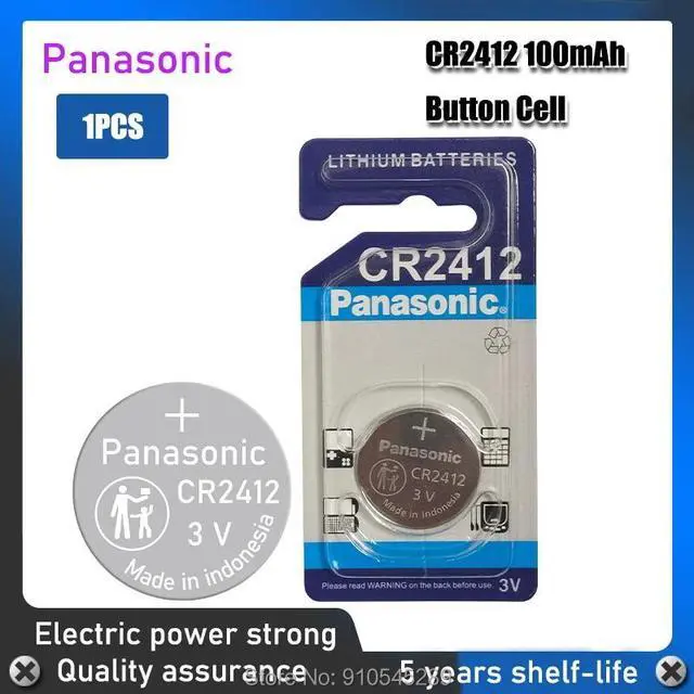 Main image of 1PCS  CR2412 CR 2412 3V Lithium Battery For LEXUS Car Controller Watch Key Fobs Remote Clock Button cell