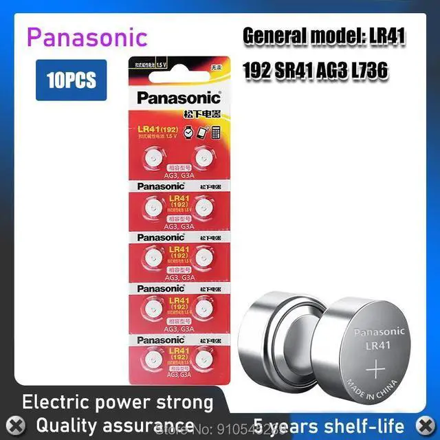 Main image of 10PCS/lot   AG3 392A L736 LR41 384 SR41SW CX41 192 button cell Coin Battery for watch ,20pcs 1.55V AG3 Alkaline Battery