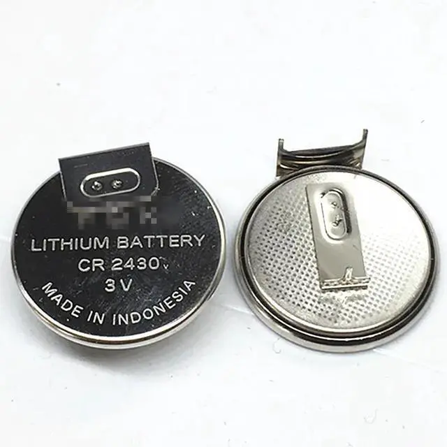 Main image of 2pcs CR2430 with solder feet, device motherboard button battery, rice cooker battery 3V