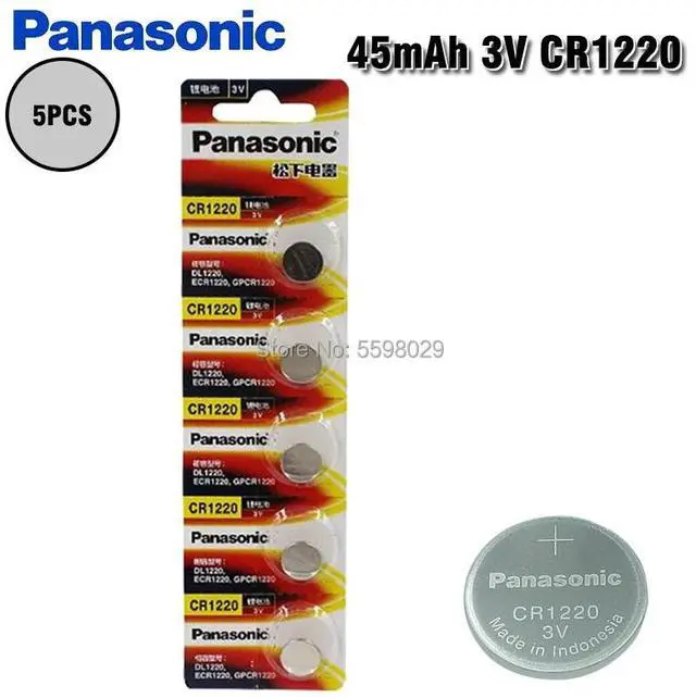Main image of 5Pcs/lot  CR1220 BR1220 DL1220 ECR1220 LM1220 3V Lithium Batteries Cell Button Coin Battery