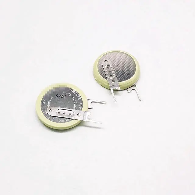 Main image of 2pcs BR2032/F4K wide temperature motherboard button battery 3V BR2032 V type