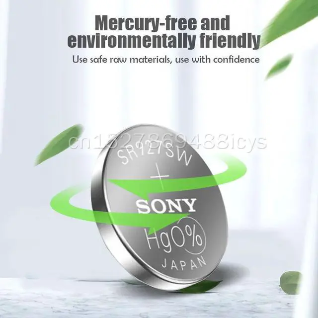 Alt view image 5 of 6 - 15PCS Sony 395 399 AG7 SR927SW SR927W SR927 LR927 LR927W 1.55V Silver Oxide Battery For Watch Toys Remote Button Cell