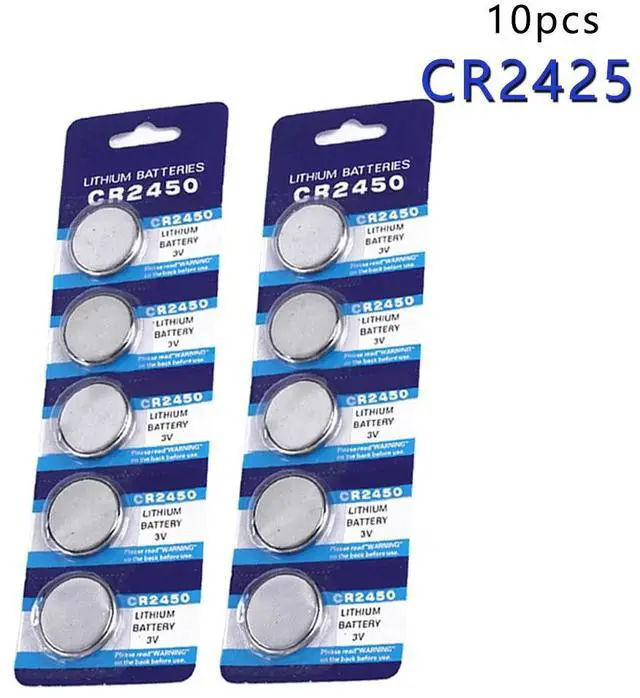 Main image of Centechia Good Sale 10x Cell Button Coin Battery CR2450 2450 ECR2450 KCR2450 5029LC LM2450 Lithium Battery