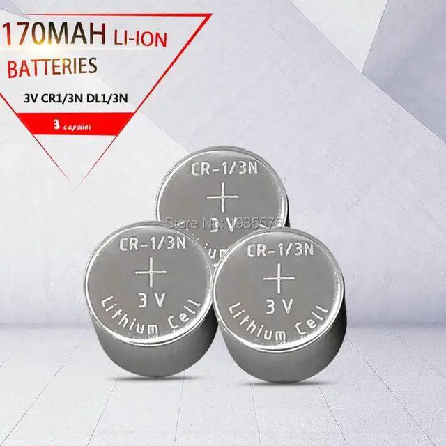 Main image of 3PCS 3V 170mAh Lithium Battery Cells 3V CR-1/3N CR13N M6 M7 DL-1/3N CR1/3N Button high-discharge high current Battery