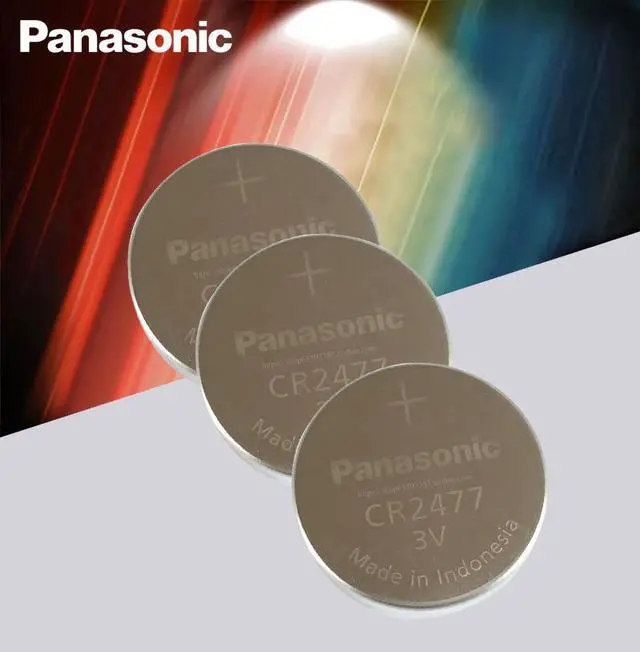 Alt view image 3 of 3 - 2PCS/LOT Genuine  CR2477 3V CR 2477 High Performance High Temperature Resistant Button Coin Battery Cell Batteries
