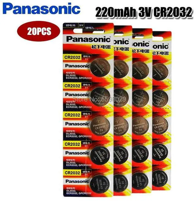 Main image of 20pcs  cr2032 cr 2032 3V Lithium Battery For Watch computer Remote Control Calculator button cell coin battery