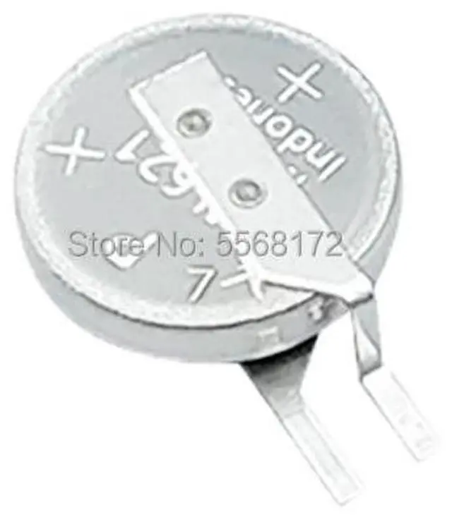 Alt view image 6 of 6 - 4pcs   ML621 ML621S ML-621S ML621S/DN ML-621S/DN 621 3V Rechargeable button battery with pins