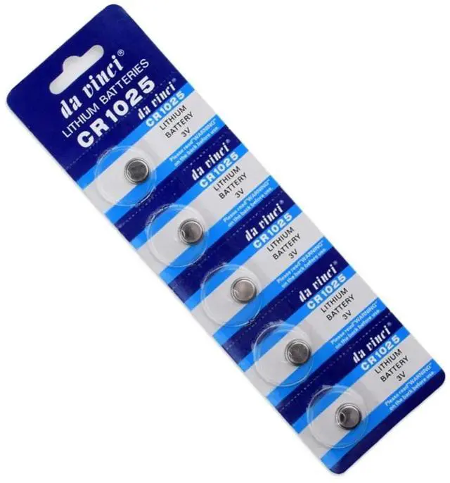 Alt view image 4 of 5 - 25pcs 3v Volt Lithium CR1025 Battery Button Cion Cell Battery Replacement High Energy Density For LED Lights Toys Watches